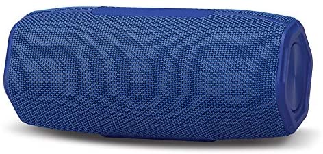 iLive Portable Bluetooth Waterproof Speaker, 7.87 x 3.43 x 3.5 Inches, Includes Micro-USB to USB Cable, Blue (ISBW348BU)