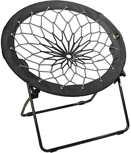 Bunjo Bungee Chair Black & Gray (Black to Grey) (Black to Grey)