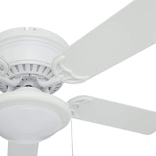 Load image into Gallery viewer, Hugger AL383CP-MWH 44 in. LED Matte White Ceiling Fan