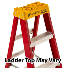 Load image into Gallery viewer, Louisville Ladder 4-Feet Fiberglass Stepladder, 300-Pound Capacity, L-3016-04