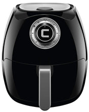 Load image into Gallery viewer, Chefman 3.5 Liter/3.6 Quart Air Fryer with Space Saving Flat Basket Oil Airfryer w/Dishwasher Safe Parts, 60 Minute Timer and Auto Shut Off, BPA Free, Large, Black