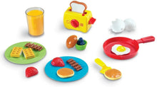 Load image into Gallery viewer, Learning Resources Pretend &amp; Play Rise &amp; Shine Breakfast, Play Food, Easter Gifts for Toddlers, 21 Pieces, Ages 3+
