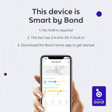 Load image into Gallery viewer, Altura 48 in. Matte Black Wi-Fi Enabled Smart Ceiling Fan with Remote Control Works with Google Assistant and Alexa