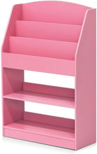 Load image into Gallery viewer, FURINNO FR16118LB Kidkanac Magazine/Bookshelf with Toy Storage