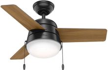 Load image into Gallery viewer, Hunter Fan Company Hunter 36&quot; Aker Fresh White Ceiling Fan with Light