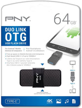 Load image into Gallery viewer, PNY Duo Link OTG Type-C Drive, Up to 130MB/S
