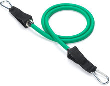 Load image into Gallery viewer, Black Mountain Products Resistance Band Set with Door Anchor, Ankle Strap, Exercise Chart, and Carrying Case