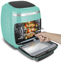 Load image into Gallery viewer, GoWISE USA 11.6-Quart Air Fryer Toaster Oven with Rotisserie &amp; Dehydrator + 50 Recipes