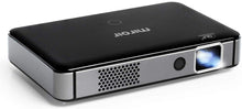 Load image into Gallery viewer, Miroir Smart HD Portable Mini Projector M300A, Surge Series, Android OS Native Apps Available, LED Lamp, Auto Focus, Built in Rechargeable Battery, HDMI Input Wireless Input