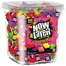 Load image into Gallery viewer, Now &amp; Later Original Taffy Chews Candy, Assorted, 150 Count Chews, 90 Ounce Jar