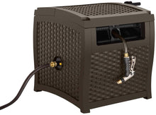 Load image into Gallery viewer, Suncast 225 ft. Smart Trak Wicker Hideaway Hose Reel with Brass In-Out Tube