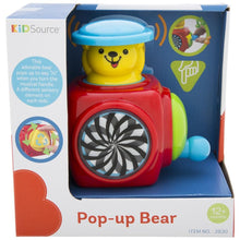Load image into Gallery viewer, KidSource Pop-Up Bear - Musical Jack-in-the-Box Toy - Classic Play Pattern Promotes Early Learning and Fine Motor Skills for Infants Ages 1 Year Old and Up