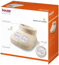 Load image into Gallery viewer, Beurer Shiatsu Soothing, Foot Warming Deep Tissue Massager, Relaxing Vibration with Optional Heat, Soft and Cozy, FWM50