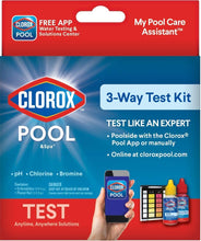 Load image into Gallery viewer, Clorox Pool&amp;Spa 70000CLX 3-Way Test Kit, Blue, Package may vary