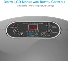 Load image into Gallery viewer, SereneLife Hydro Therapy Foot Bath Massager - Heating Foot Spa with Deep Kneading Shiatsu Massage Ball, Brush, Stone - Roller, Vibration, Bubble, Digital Adjustable Temp - SLFTSP18