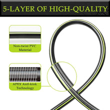 Load image into Gallery viewer, Worth Garden 3/4 Water Hose - Durable Non Kinking Garden Hose - PVC Material with Brass Hose Fittings - Flexible Hose for Household and Professional Use