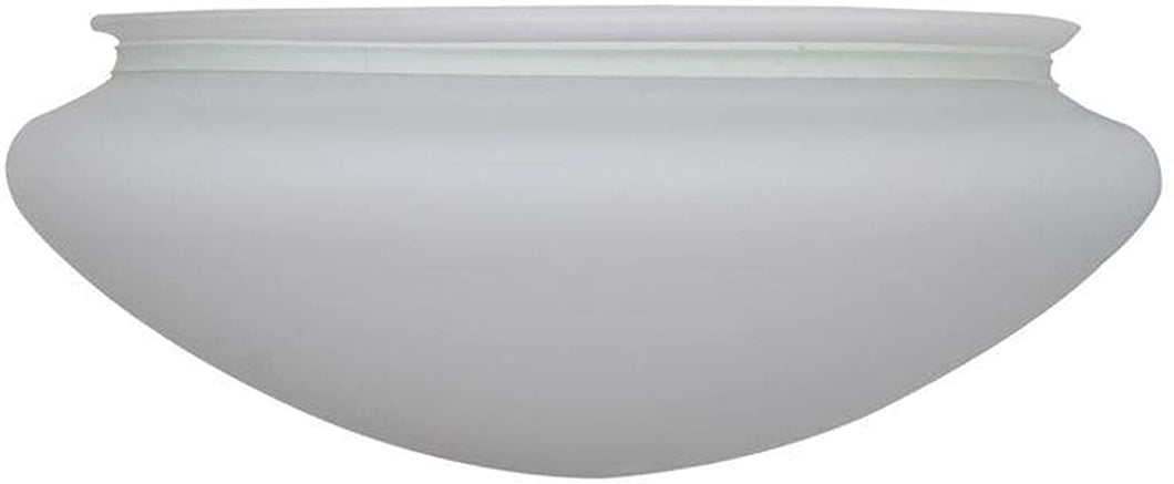 Hampton Bay Hugger 52 in. Brushed Nickel Ceiling Fan Replacement Frosted Glass Part