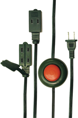 Axis 45513 15-Foot 3-Outlet Foot Switch Extension Cord