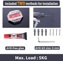 Load image into Gallery viewer, KES All Brass Handheld Shower Bracket Hand Held Shower Wand Hose Sprayer Holder Drill Free Glue Wall Mount, C213-P