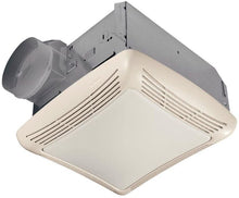 Load image into Gallery viewer, Nutone 763N BROAN Ventilation Fan with Light, Galvanized Steel, White