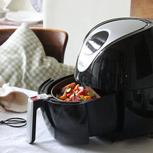Load image into Gallery viewer, Power Air Fryer XL 3.4 QT Black - Turbo Cyclonic Airfryer With Rapid Air Technology For Less or No Oil. Include Recipes Book
