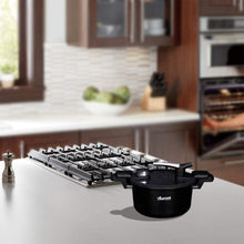 Load image into Gallery viewer, Amercook 5L Low Pressure Cooker Pot with Induction Bottom. Black Non-Stick Coated Pressed Aluminum - 10 in