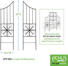 Load image into Gallery viewer, Achla Designs AldrichWrought Iron Garden Trellis