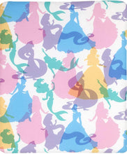 Load image into Gallery viewer, Disney Princess Adventure Rules 4pc Toddler Bedding Set - Belle - Ariel - Tanggled -Cinderella