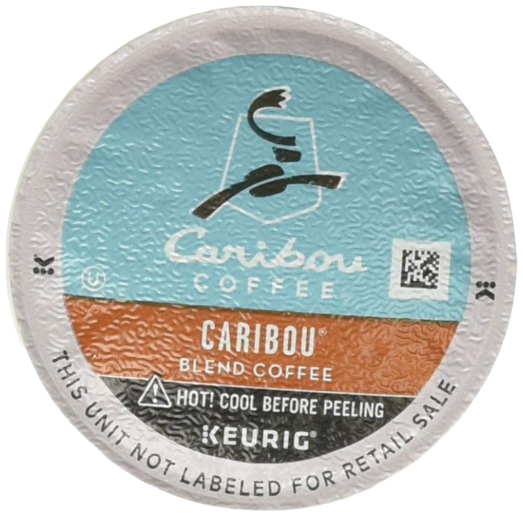 Caribou Coffee Caribou Blend, Single Serve Coffee K-Cup Pod, Medium Roast, 48-Count For Brewers