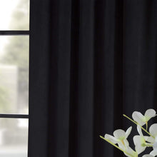 Load image into Gallery viewer, HPD Half Price Drapes VPCH-110602-108 Signature Blackout Velvet Curtain (1 Panel), 50 X 108, Off White-P