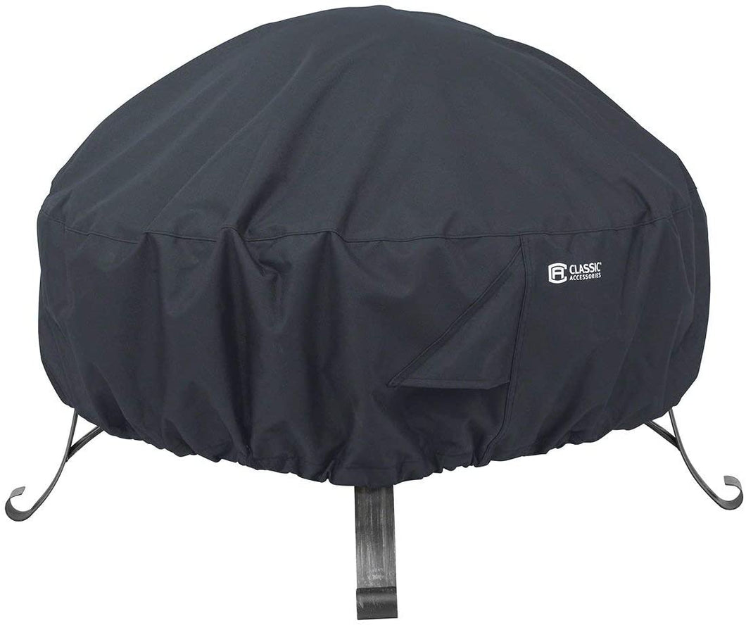 Classic Accessories Water-Resistant 30 Inch Round Fire Pit Cover