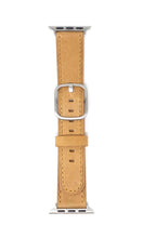 Load image into Gallery viewer, Platinum Leather Watch Strap for Apple Watch (PT-AWB38OSL) Old Saddle - 38MM - New