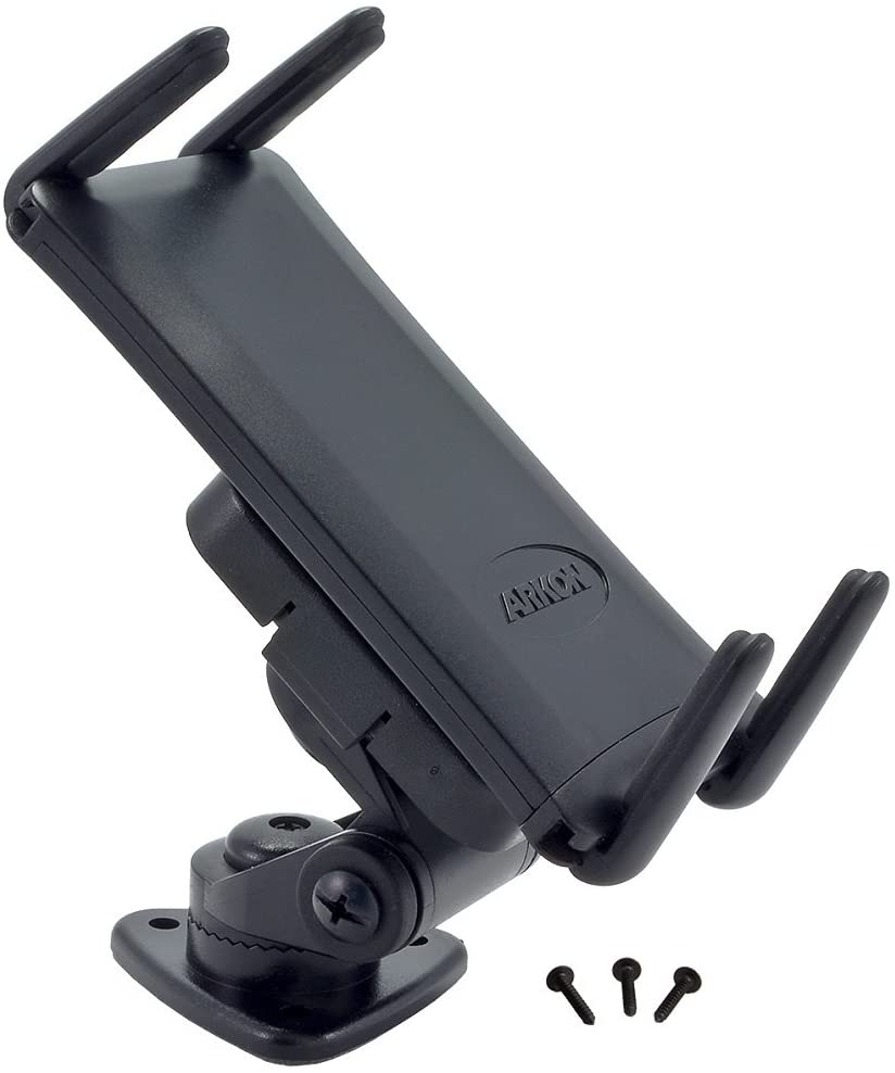 ARKON Phone and Midsize Tablet Adhesive Car Truck Mount for iPhone XS Max XS XR X 8 iPad mini Retail Black, 