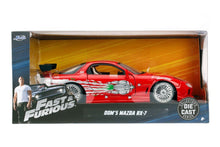 Load image into Gallery viewer, Jada Toys Fast &amp; Furious 1: 24 Diecast - &#39;93 Mazda RX-7 Vehicle