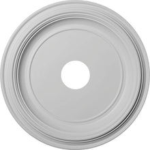 Load image into Gallery viewer, Ekena Millwork CMP10TR 10&quot;OD x 3 1/2&quot;ID x 1 8&quot;P Traditional Ceiling Medallion (Fits Canopies up to 3 1/2&quot;)