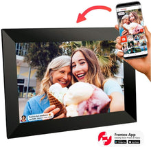 Load image into Gallery viewer, Sylvania Digital Cloud Picture Frame 10" Wi-Fi Frameo APP Control 8GB Storage with Micro USB Port &amp; Micro SD Card Slot Compatible with Android &amp; iOS - SDPF1096