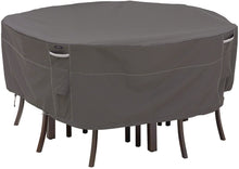 Load image into Gallery viewer, Classic Accessories 55-158-045101-EC Ravenna Round Patio Table Set Cover, Large