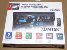 Load image into Gallery viewer, Dual AM/FM Digital Media Car Stereo with Bluetooth xdm16bt Radio