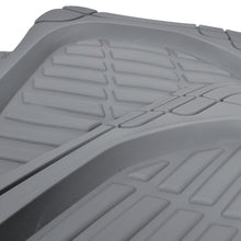 Load image into Gallery viewer, Motor Trend FlexTough Tortoise - Heavy Duty Rubber Floor Mats for Car SUV Van &amp; Truck - All Weather Protection - Deep Dish (Black)