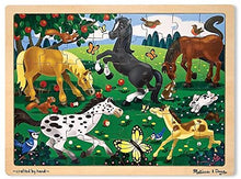 Load image into Gallery viewer, Melissa &amp; Doug 48pc Wooden Jigsaw Puzzle - Frolicking Horses