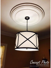 Load image into Gallery viewer, Ekena Millwork CMP10TR 10&quot;OD x 3 1/2&quot;ID x 1 8&quot;P Traditional Ceiling Medallion (Fits Canopies up to 3 1/2&quot;)