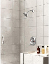 Load image into Gallery viewer, Moen 82604 Adler 1 Handle Tub &amp; Shower Faucet Nickel Finish Spot Resist Brushed 1 Watersense Bathtub Multi-Function Showerhead, Chrome