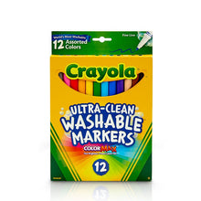 Load image into Gallery viewer, Crayola 12 Ct Fine Washable Markers