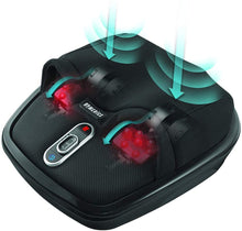 Load image into Gallery viewer, HoMedics Shiatsu Air Max Foot Massager with Heat -Padded, Two Massage Styles, Adjustable Intensity