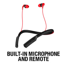 Load image into Gallery viewer, Skullcandy Method Bluetooth Wireless Sweat-Resistant Sport Earbuds with Microphone, Secure Around-The-Neck Collar, 9-Hour Rechargeable Battery, Perfect for Working Out, Black/Swirl