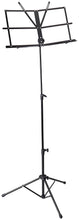 Load image into Gallery viewer, Ravel SSRAVEL Folding Music Stand, Black