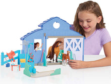 Load image into Gallery viewer, DreamWorks Spirit Riding Free Spirit &amp; Lucky Grooming Paddock, Multi-Color