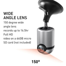 Load image into Gallery viewer, SecurityMan CARCAMGPS – Dash Cam with GPS Tracking and Downloadable iPhone or Samsung App | 150 Degree (Wide Angle Lens) with Night Vision | Crash Sensor and Automatic HD Looping for Cars and Trucks