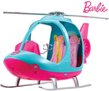 Load image into Gallery viewer, Barbie Dreamhouse Adventures Helicopter, Pink and Blue with Spinning Rotor, for 3 to 7 Year Olds