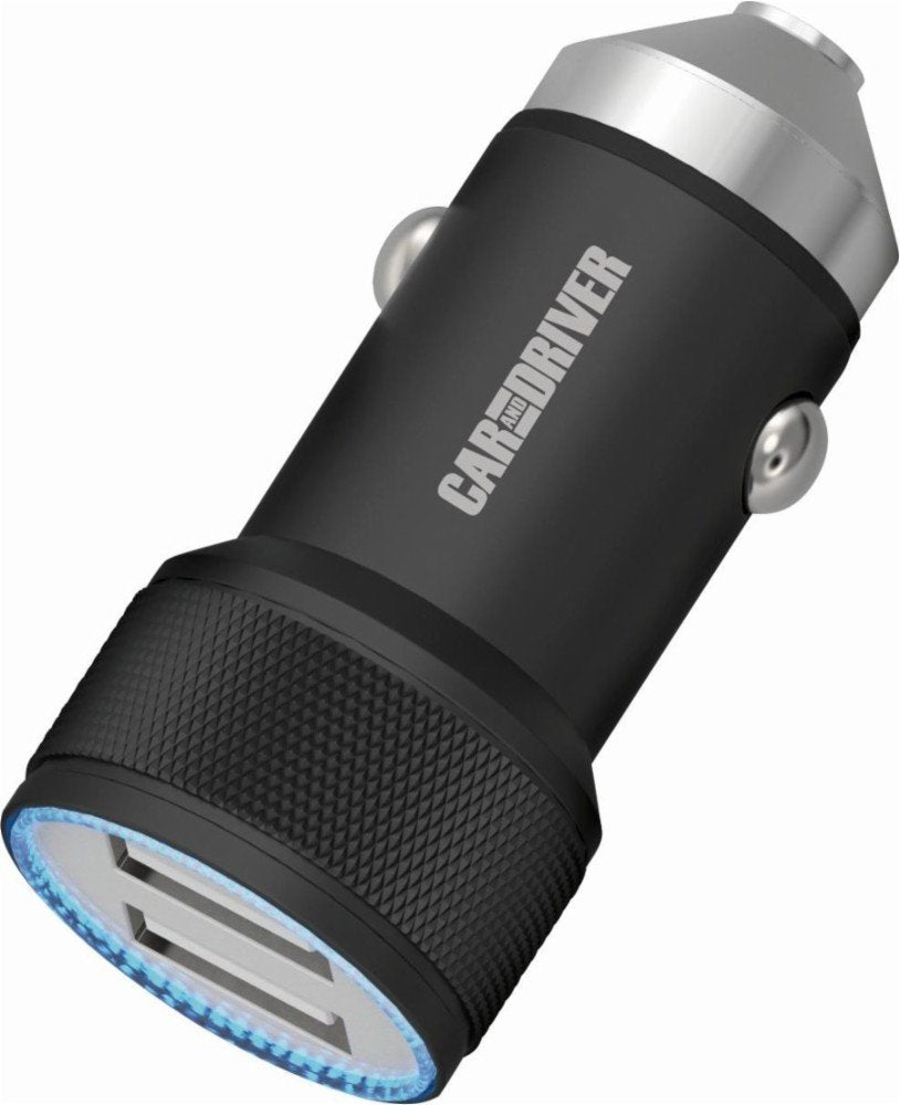 Car and Driver Vehicle Charger (CAD-4043BK) Black - New